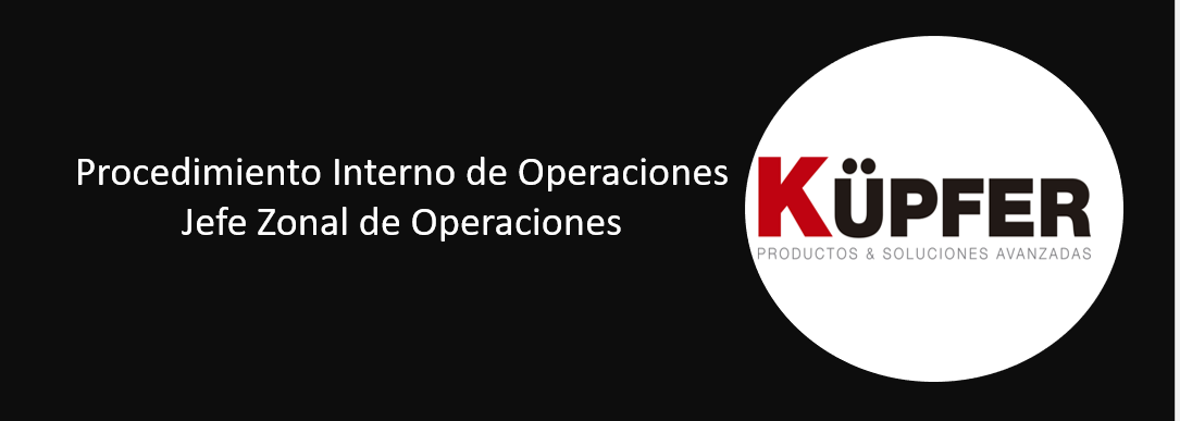 Procedimiento Interno de Operaciones_Jefe Zonal de Operaciones