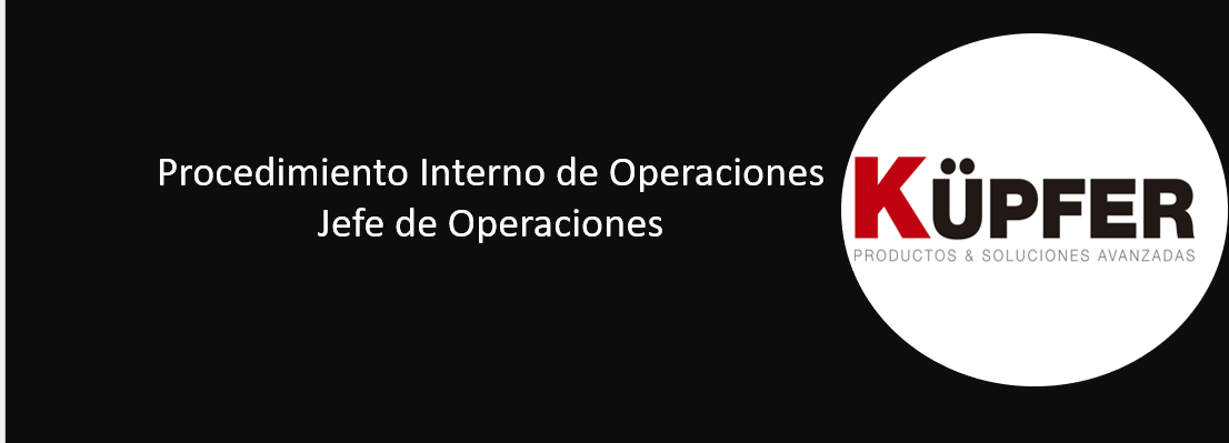 Procedimiento Interno de Operaciones_Jefe de Operaciones