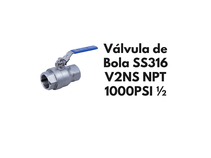 VÁLVULA DE BOLA SS316