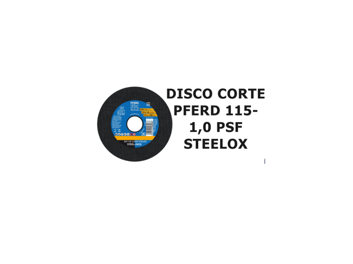 DISCO CORTE PFERD 115- 1,0 PSF STEELOX