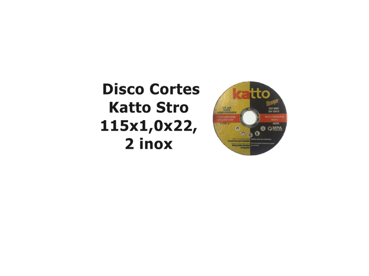 DISCO CORTE KATTO STRO 115x1,0x22,2 inox